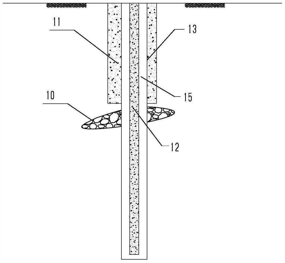 Mixing pile water-stop curtain and construction method for sea reclamation of deep and thick rock areas