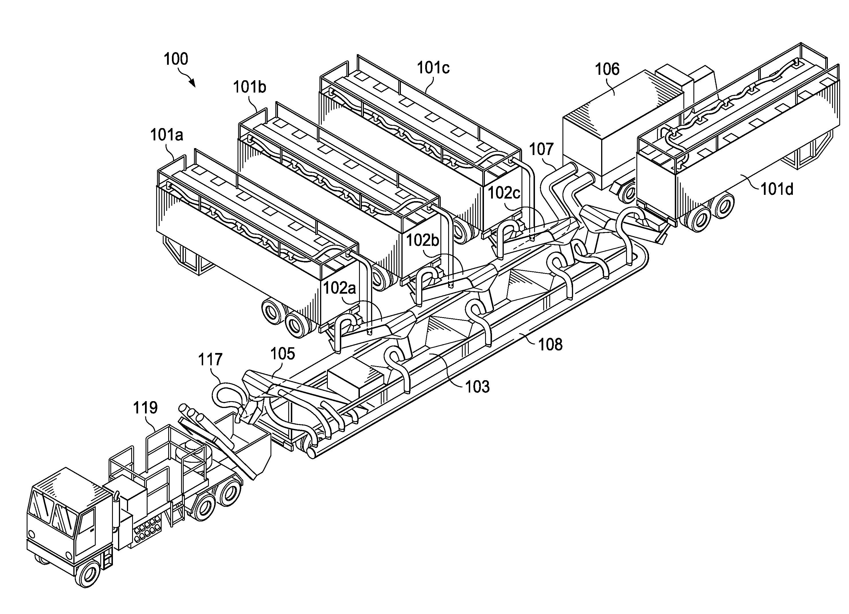 Systems and methods for controlling silica dust during hydraulic fracturing operations