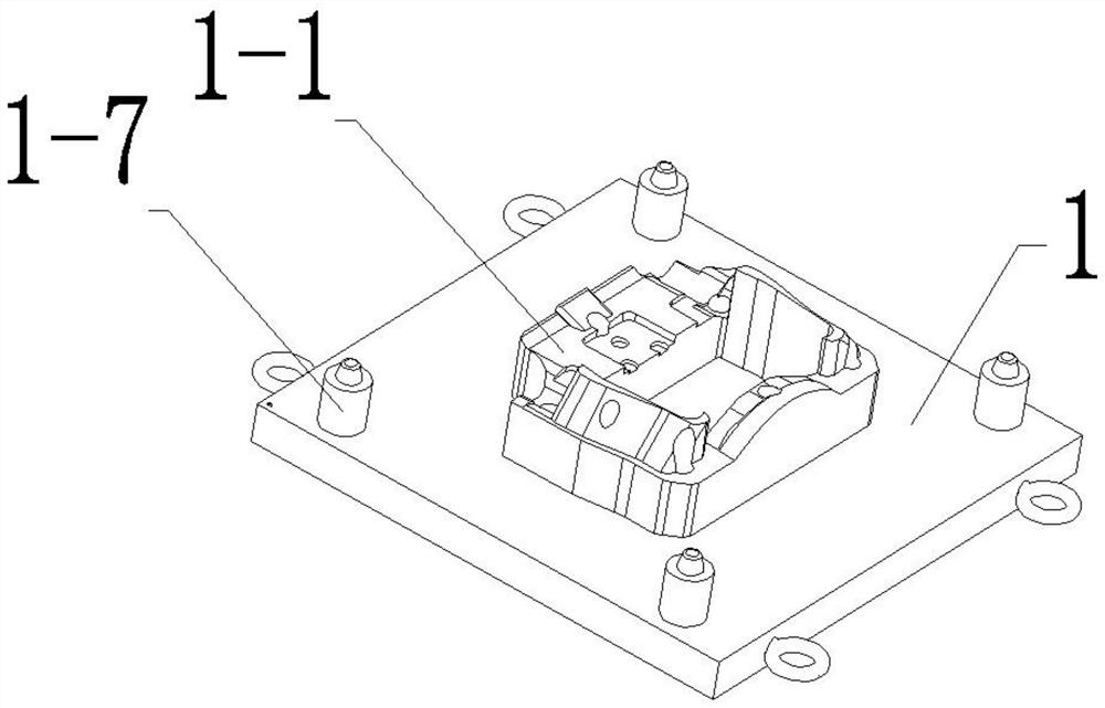 Inner and outer edge double-station punching die and punching process thereof