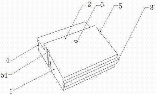 Novel-structure dam revetment prefabricated block produced from recycled aggregate