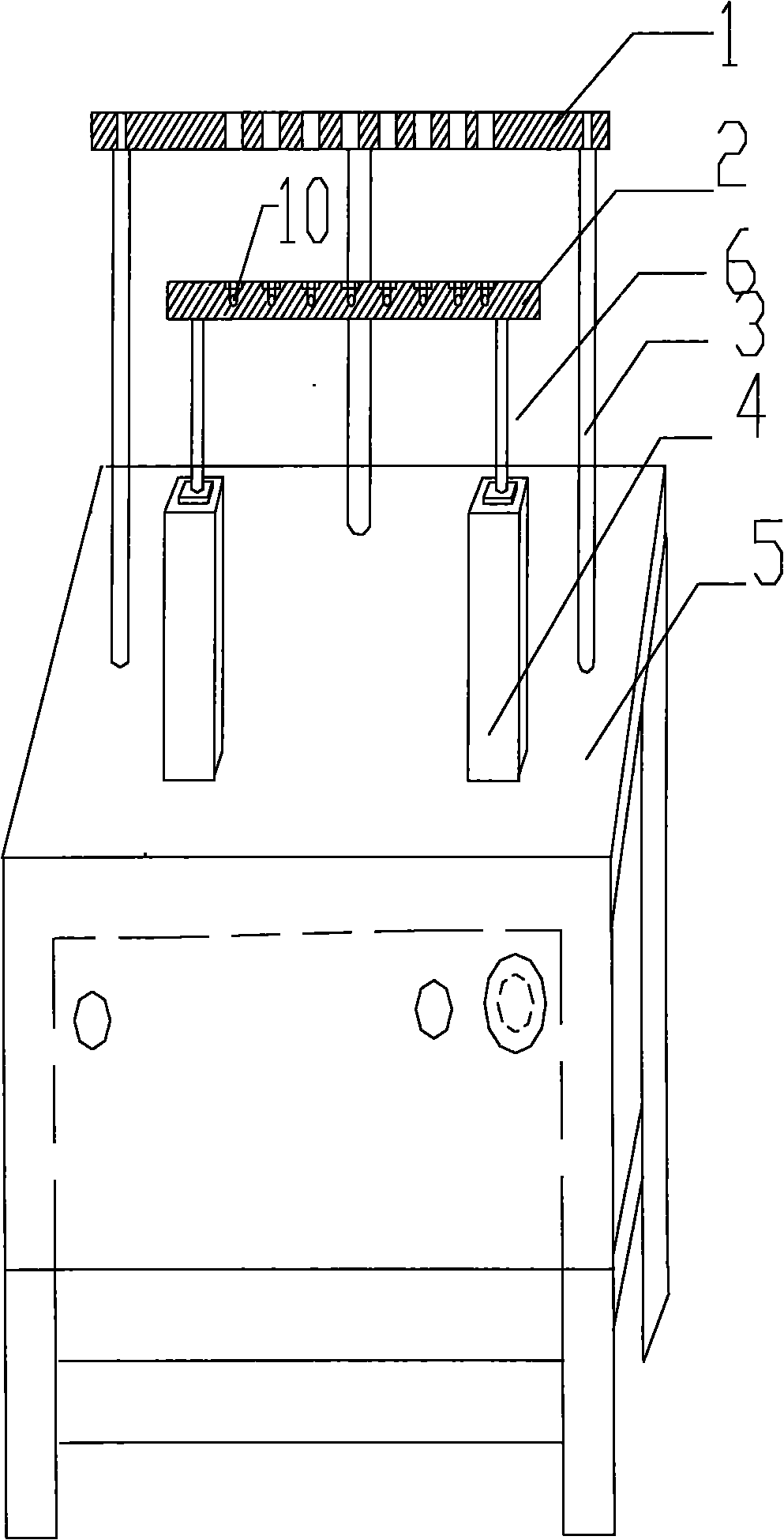 Device for determining water tightness