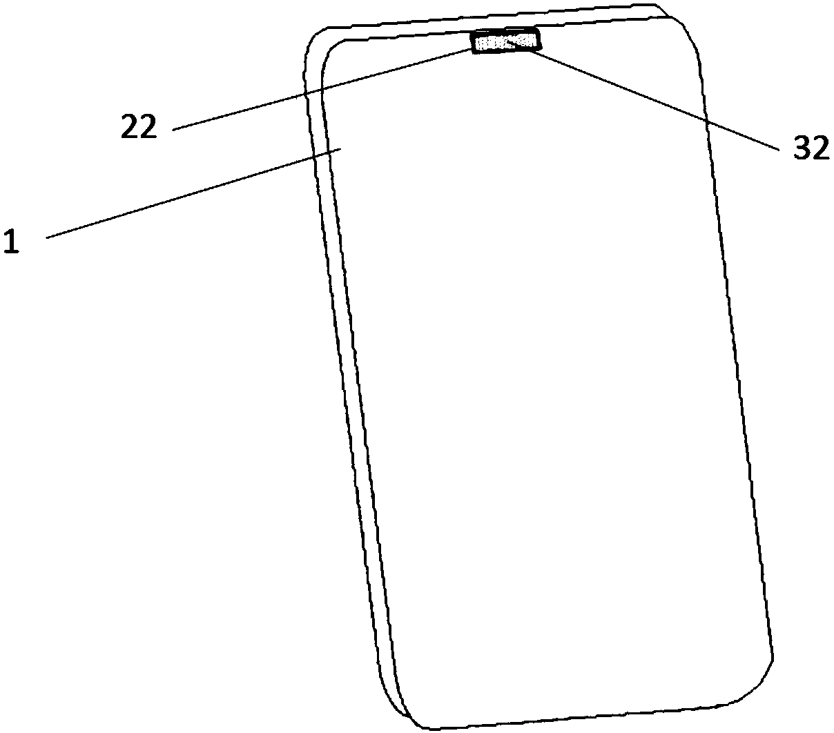 Terminal device with under-screen camera