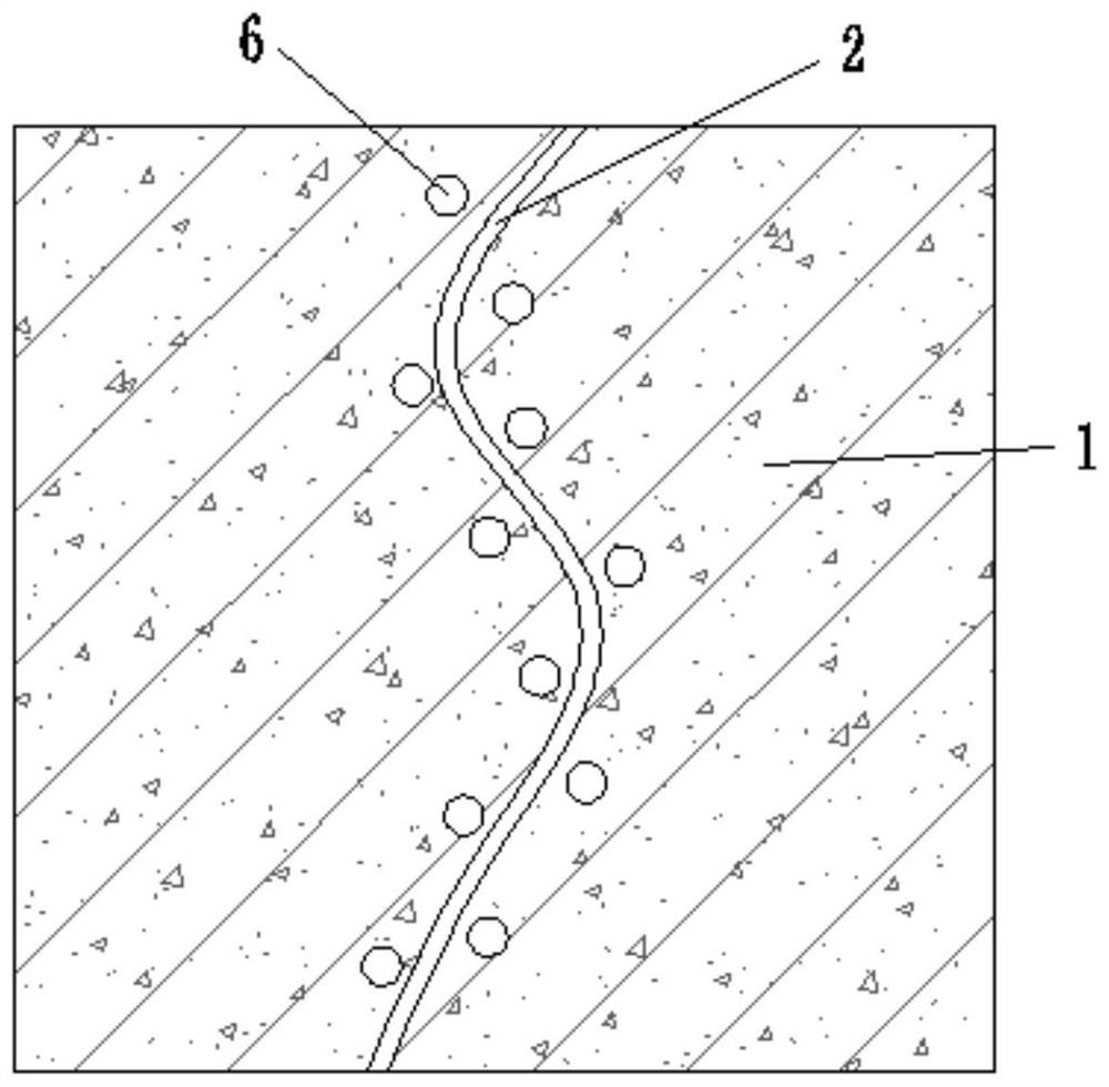 A method for repairing water seepage cracks in concrete wall and floor