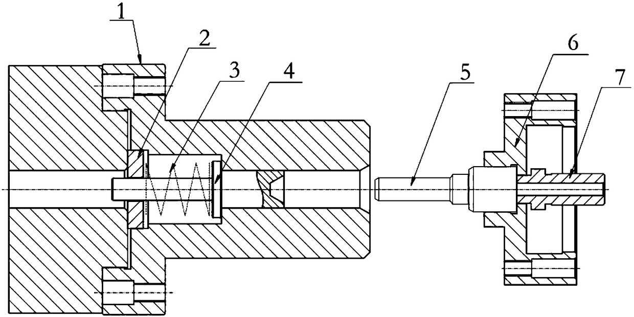 Gun and drill common-rail oil nipple center hole clamp