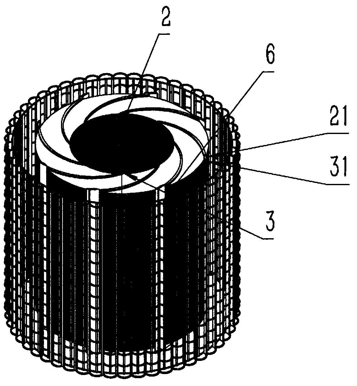 A strong electric field dielectric filter