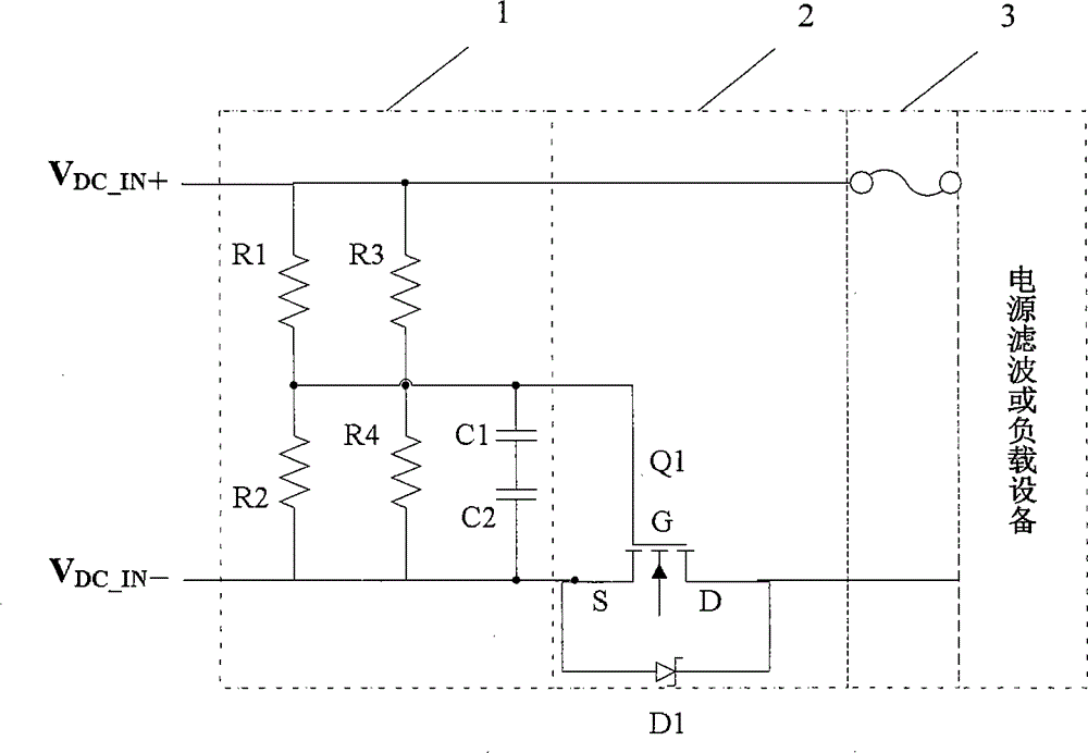 Surge suppressors of switch for power supply and distribution