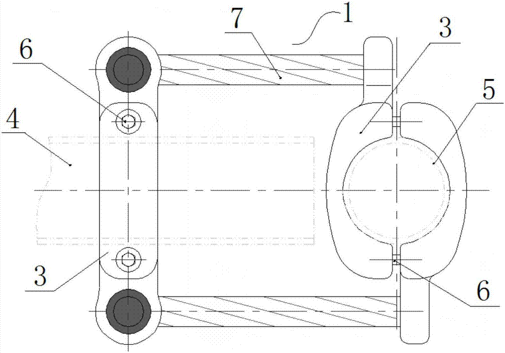 Tubular bus-bar corner support over-current fitting for flexible DC transmission engineering converter stations