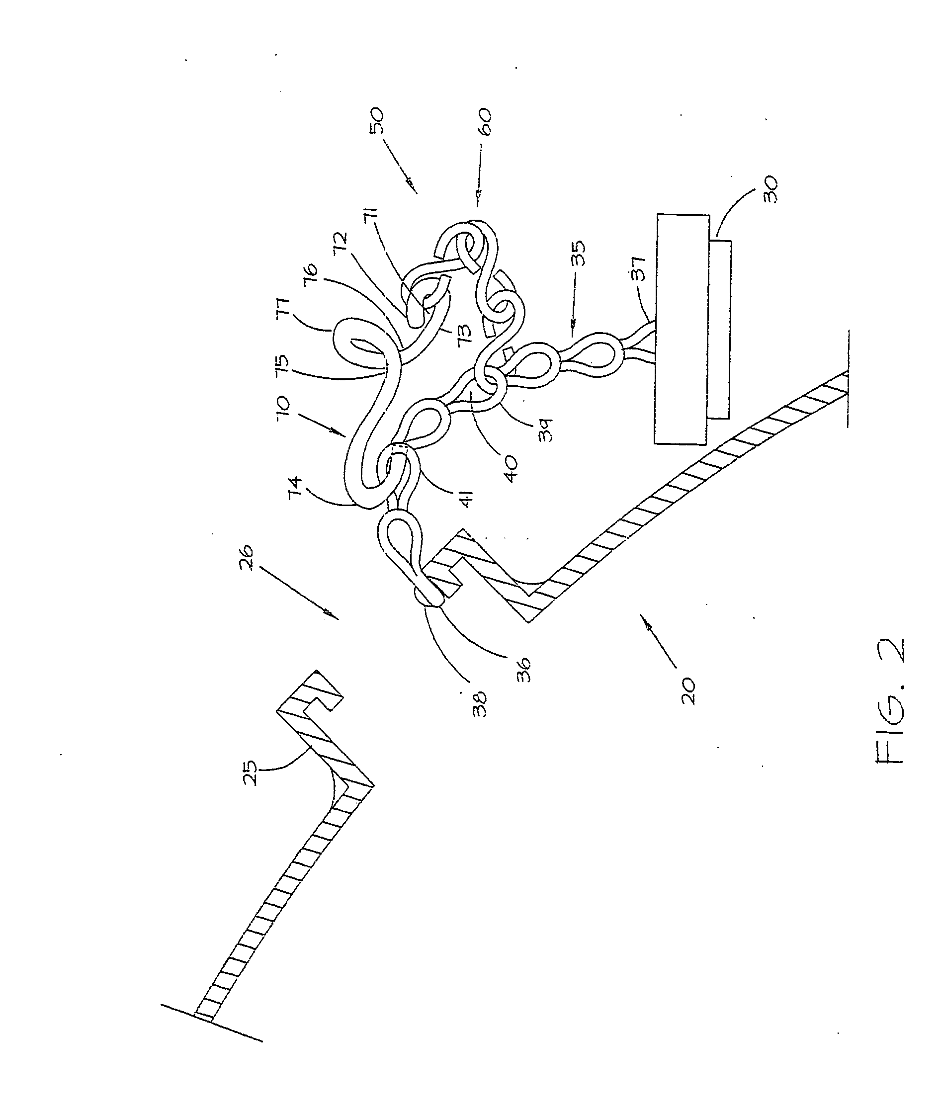 Device for securing a dispensing nozzle to a fill tank