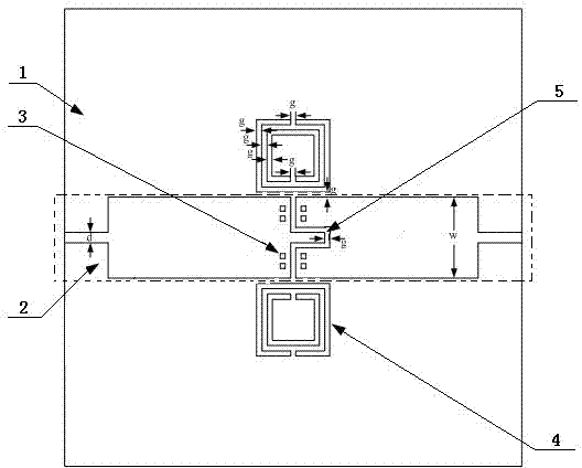 Double-passband filter with left-hand performance