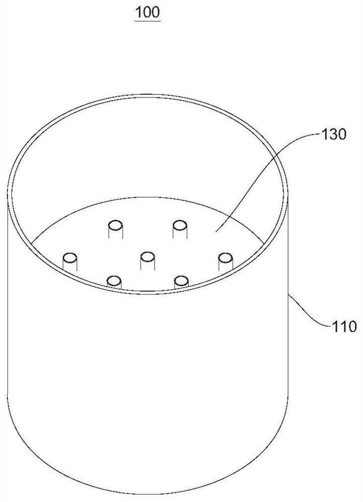 A gas-liquid mixing component and a catalyst bed structure for a reactor