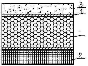 Cast-in-situ type polyurethane micro-foaming runway surface layer and construction technology thereof