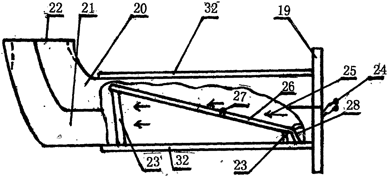 Air duct type magnetic energy water heater