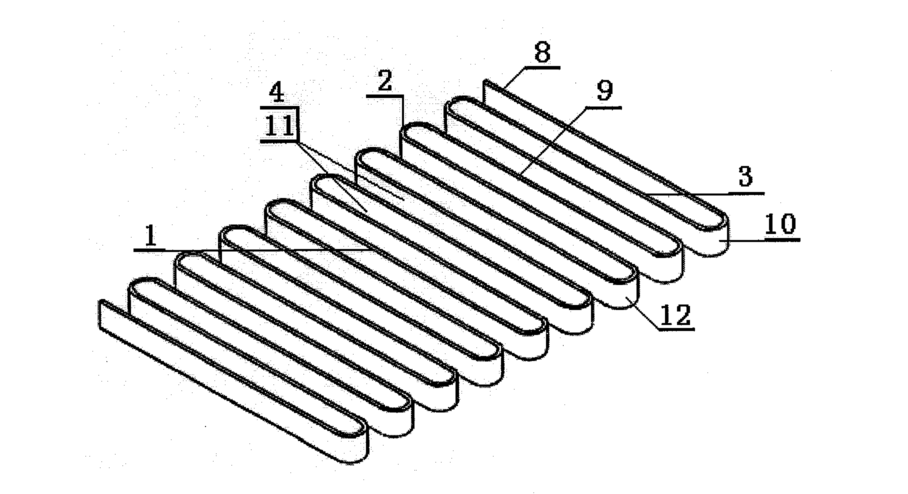 Safe grid plate without continuous frames