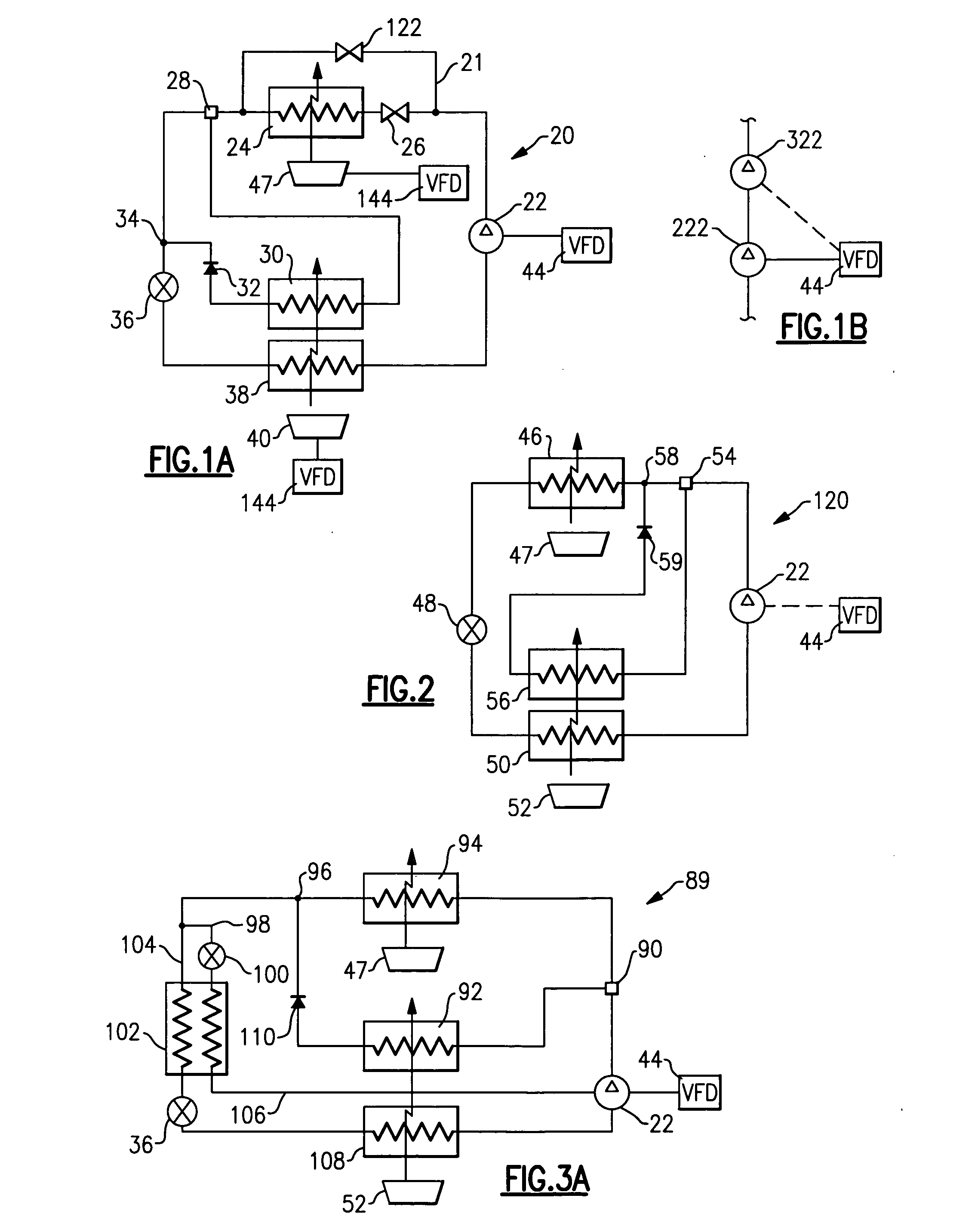 Refrigerant system with variable speed compressor and reheat function