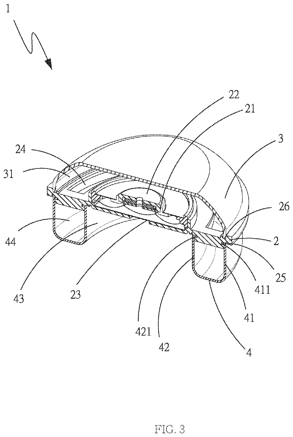 Headphone structure for extending and enhancing resonance