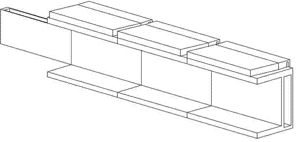 Bearing beam of construction steel structure