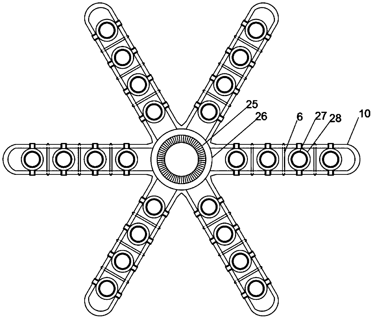 A Lifting Self-adaptive Dividing Centrifugal Device