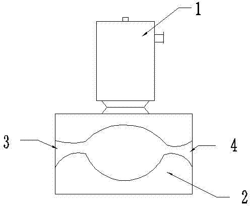 Quick exhaust valve of air cannon