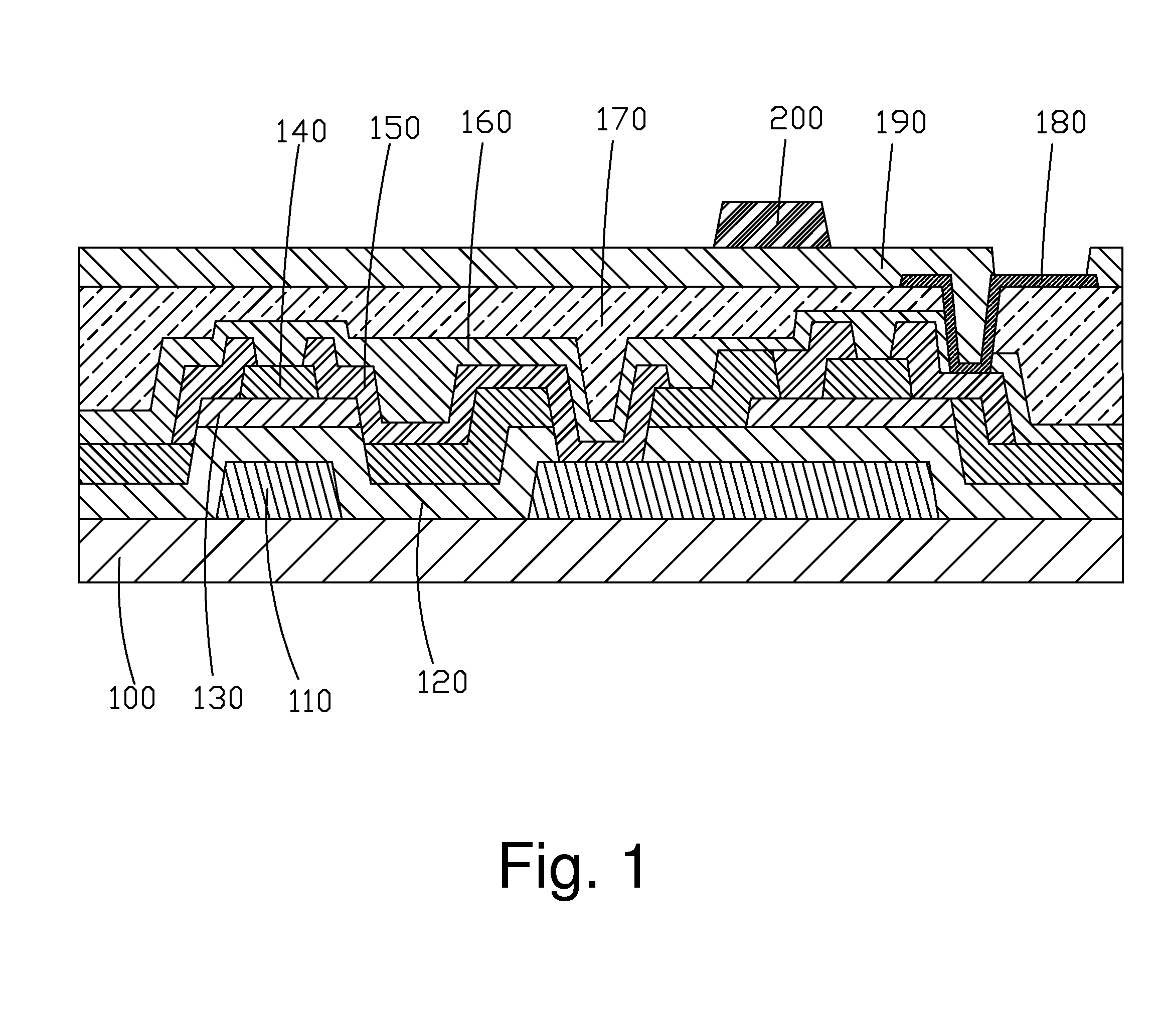 Manufacturing method and structure of thin film transistor backplane
