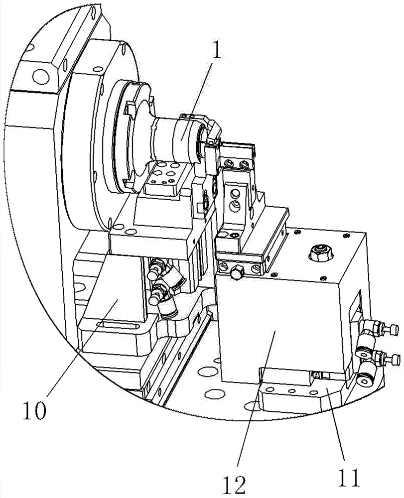Clamping assisting mechanism for tool grinder