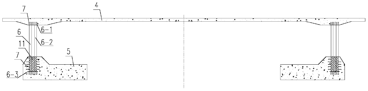 Novel corrugated web steel-concrete continuous beam bridge