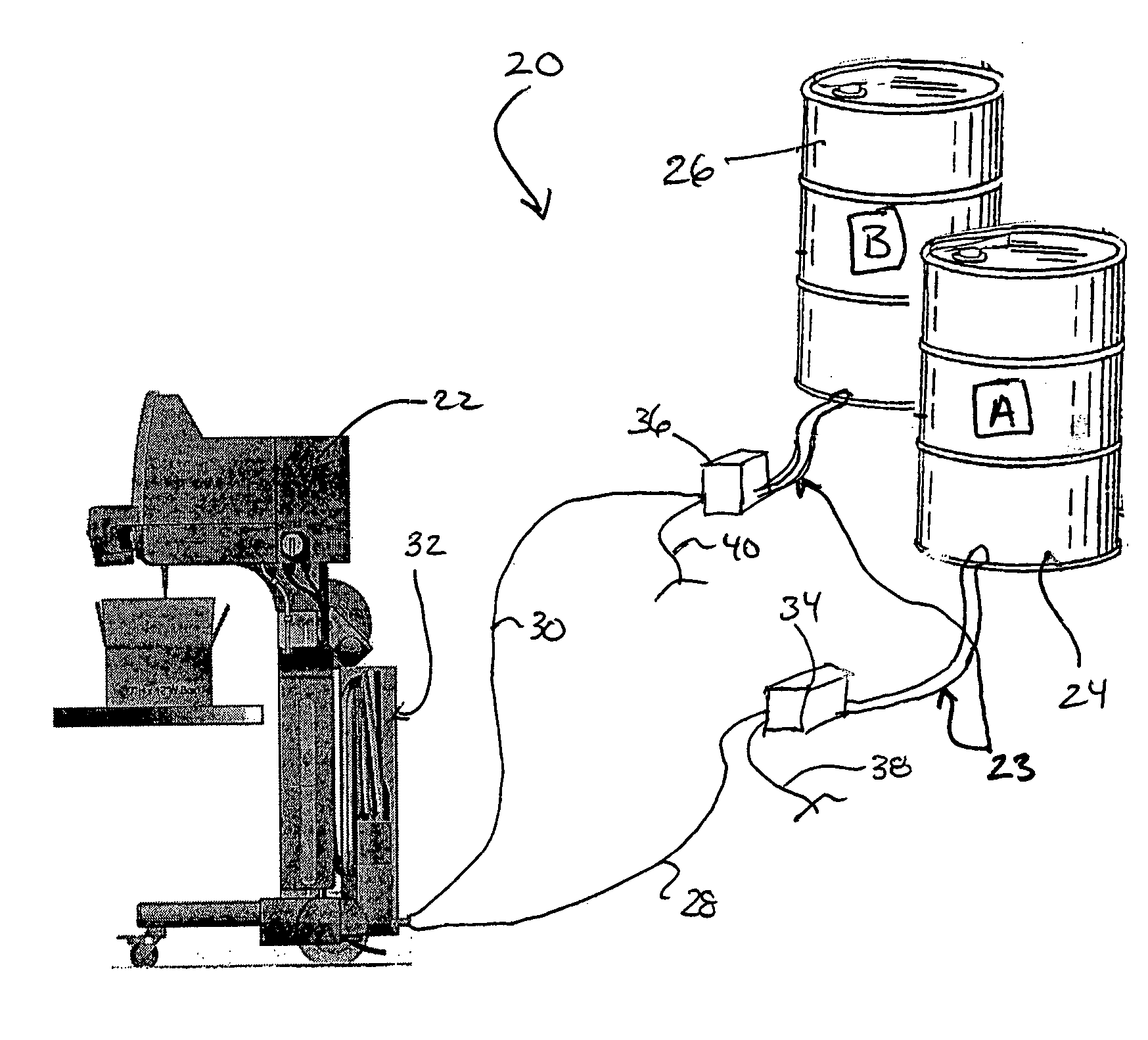 Dispensing system and method of manufacturing and using same with a dispenser tip management