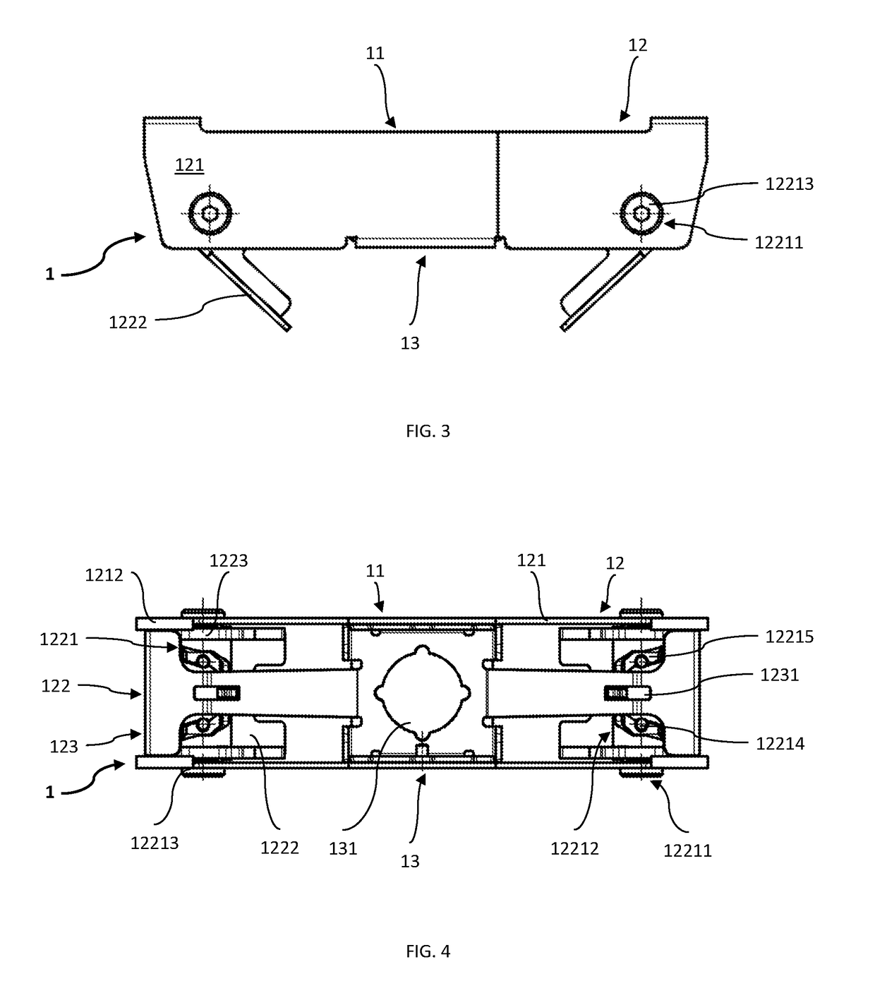 Adapter, goods carrier and fastening system