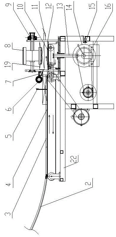 Cartoned cigarette collecting machine