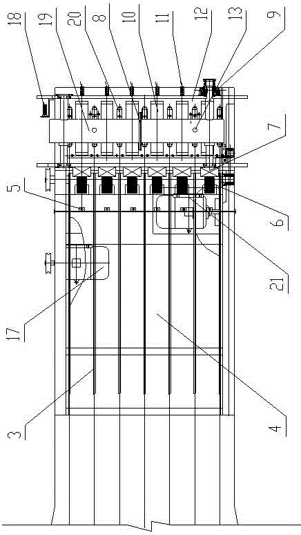 Cartoned cigarette collecting machine