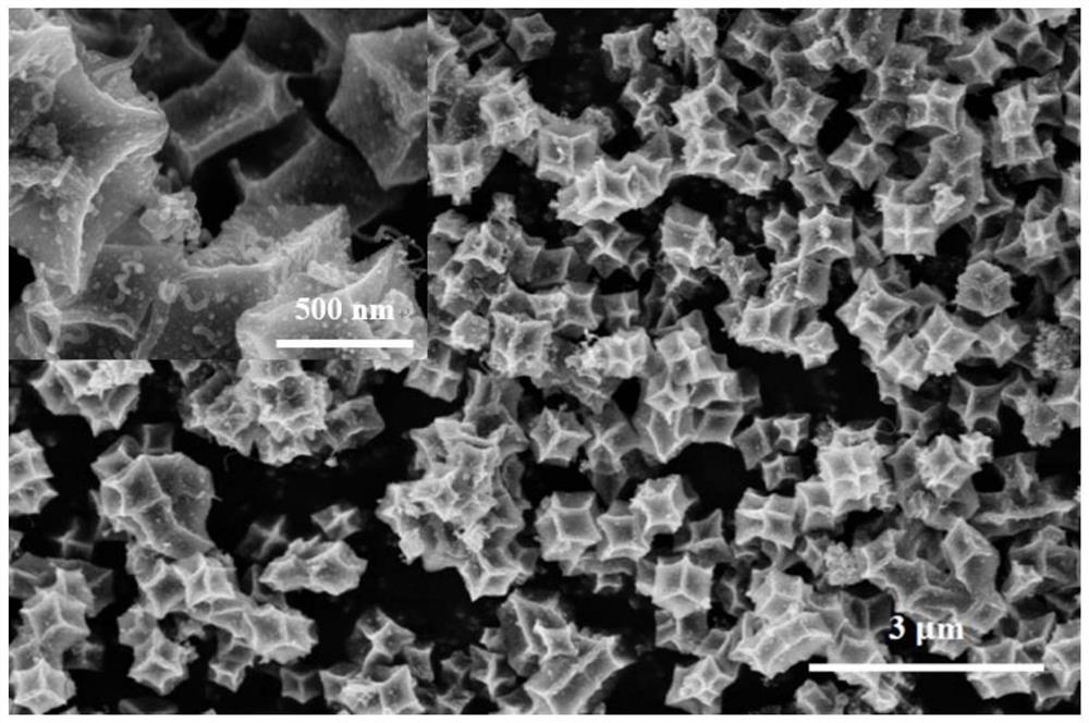 A multi-level catalytic structure composite material for efficient electrolysis of water and hydrogen evolution and its preparation method