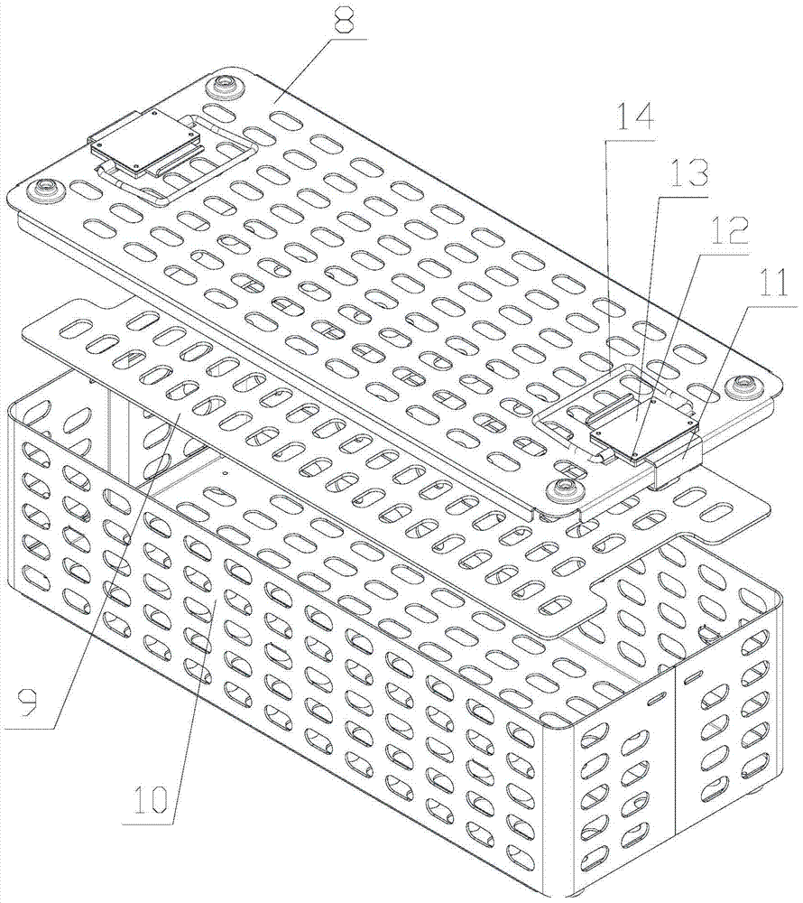 A horizontal hydrogen peroxide low temperature plasma sterilizer