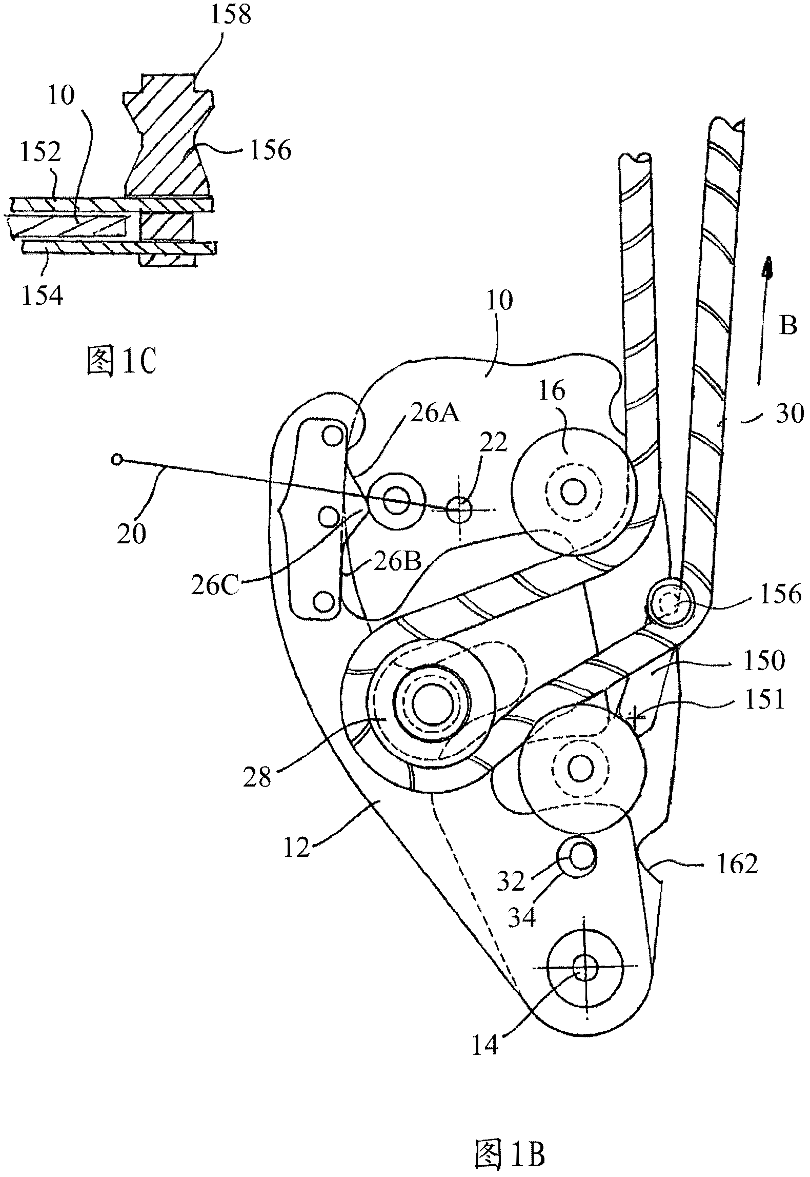 Descender with self- acting brake