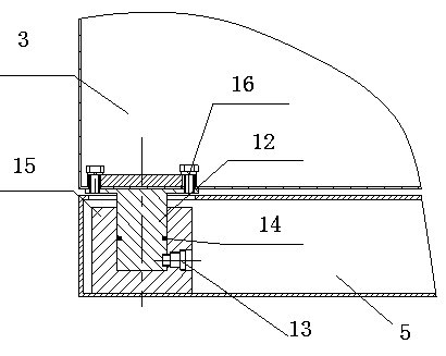 Rotational supporting device for operation station of numerical control machine tool