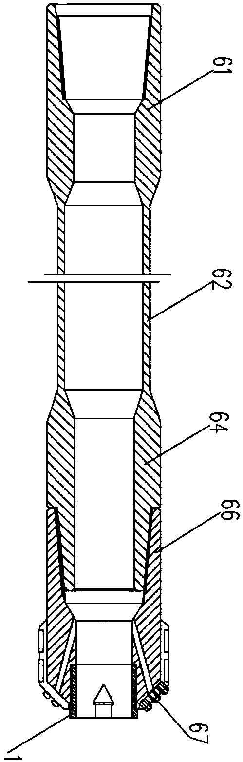 Petroleum exploration drilling tool