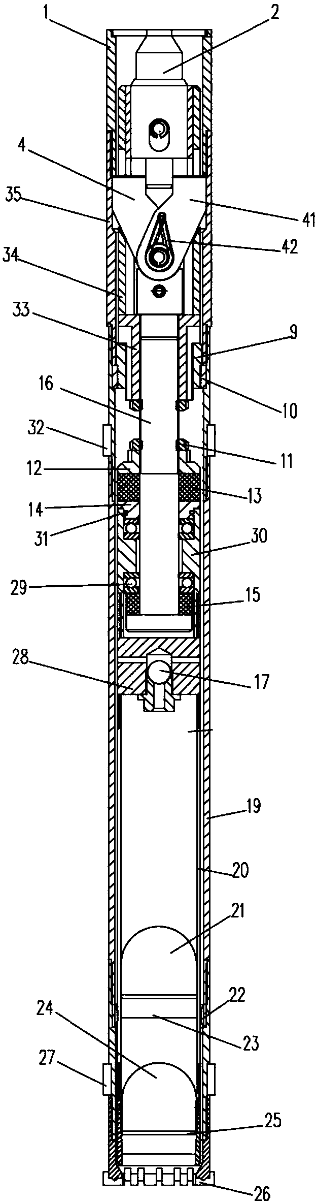 Petroleum exploration drilling tool