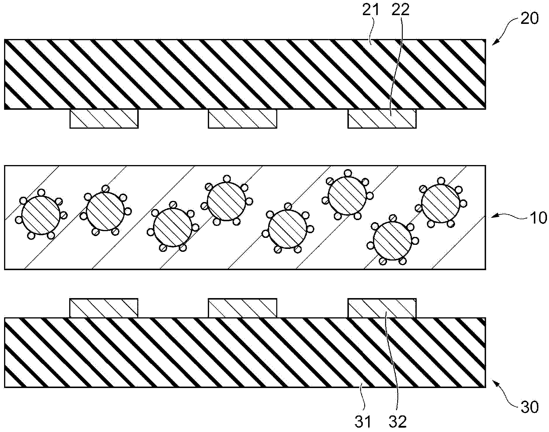 Coated conductive particles and method for producing same