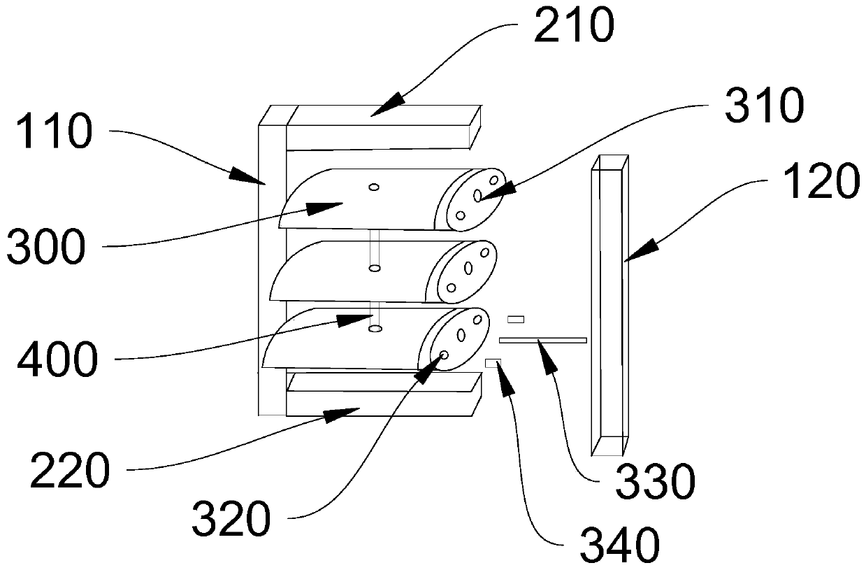 A shutter for adjusting temperature and its preparation method