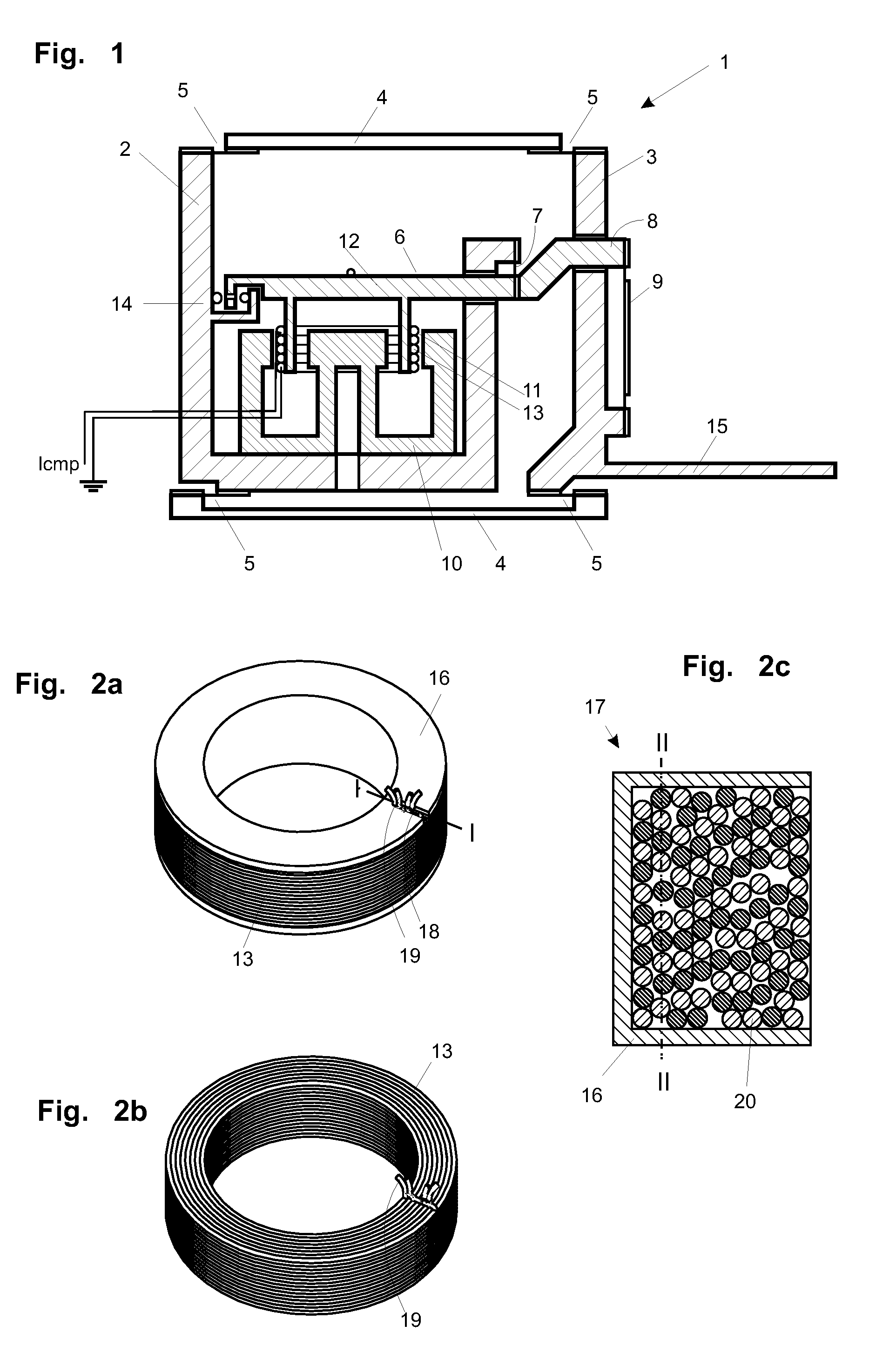Coil of a force-measuring system, and method of manufacturing the coil