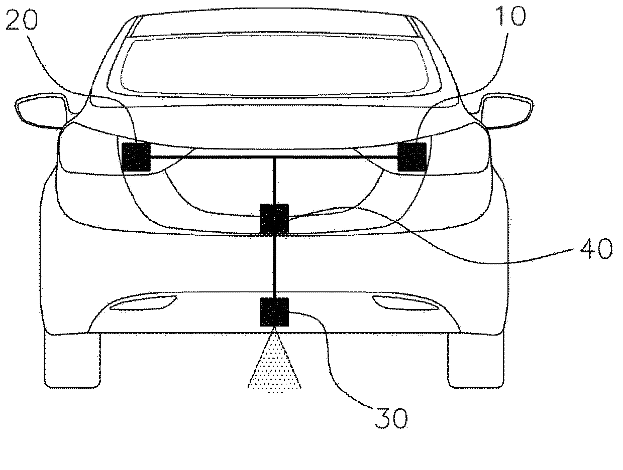 Hands-free trunk door opening apparatus and method based on the sound