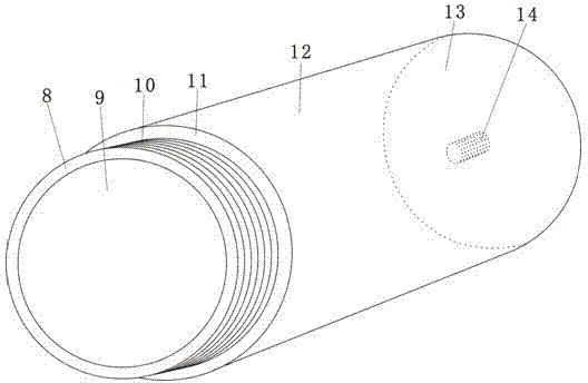 Portable tubular shielding effectiveness measuring device and method of electromagnetic shielding fabric