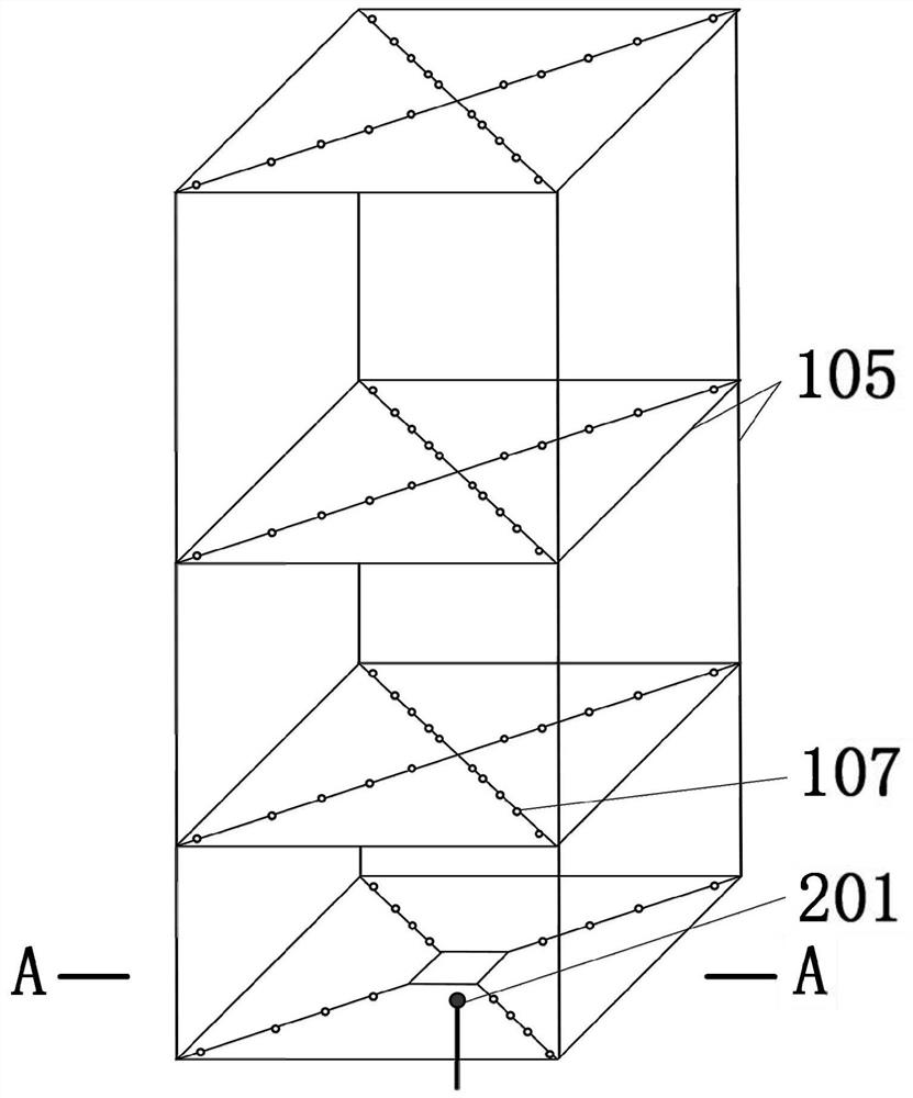 Experimental device and method for studying thermal-hydraulic characteristics of lead-based reactor evaporator heat transfer tube rupture accident