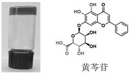 Baicalin hydrogel and preparation method thereof