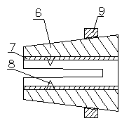 Cable traction device for threading pipe and method for laying cable through pipe