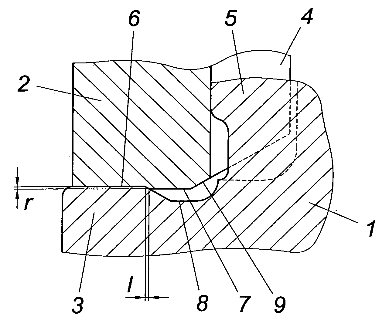 Metallic structural part joined from at least two components