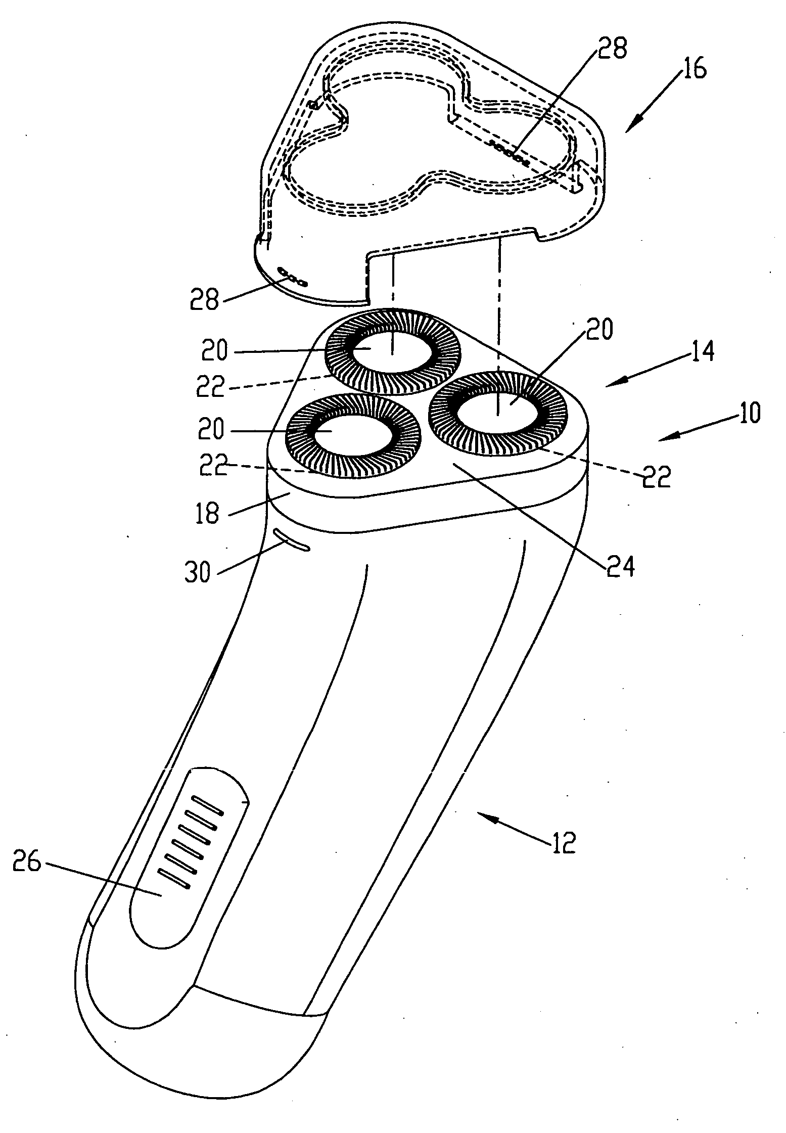 Blade sharpening for electric shavers