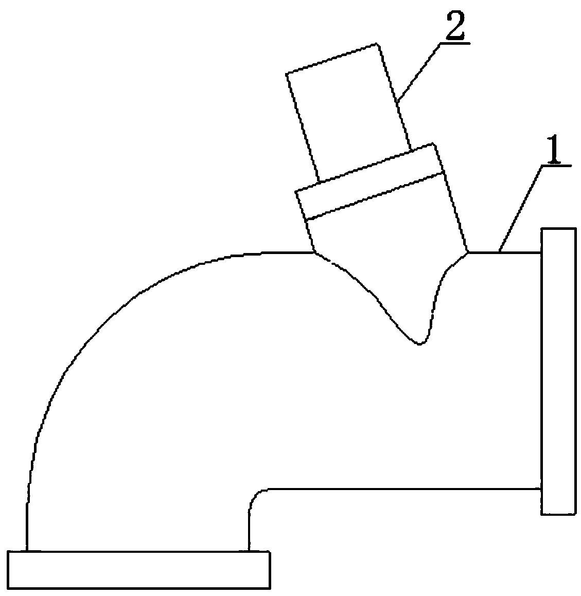 Simplified tube-shell type fluid mixer