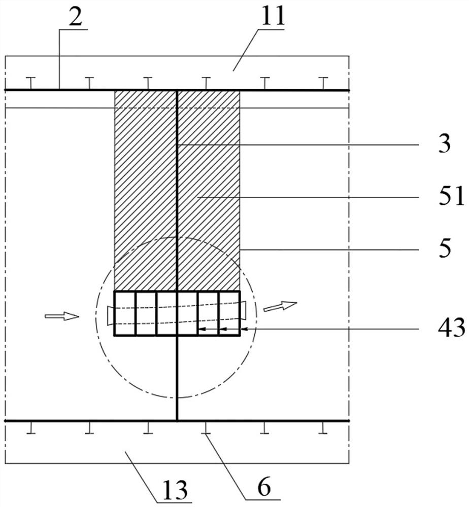 External prestressing tendon steering structure of combined box girder ...