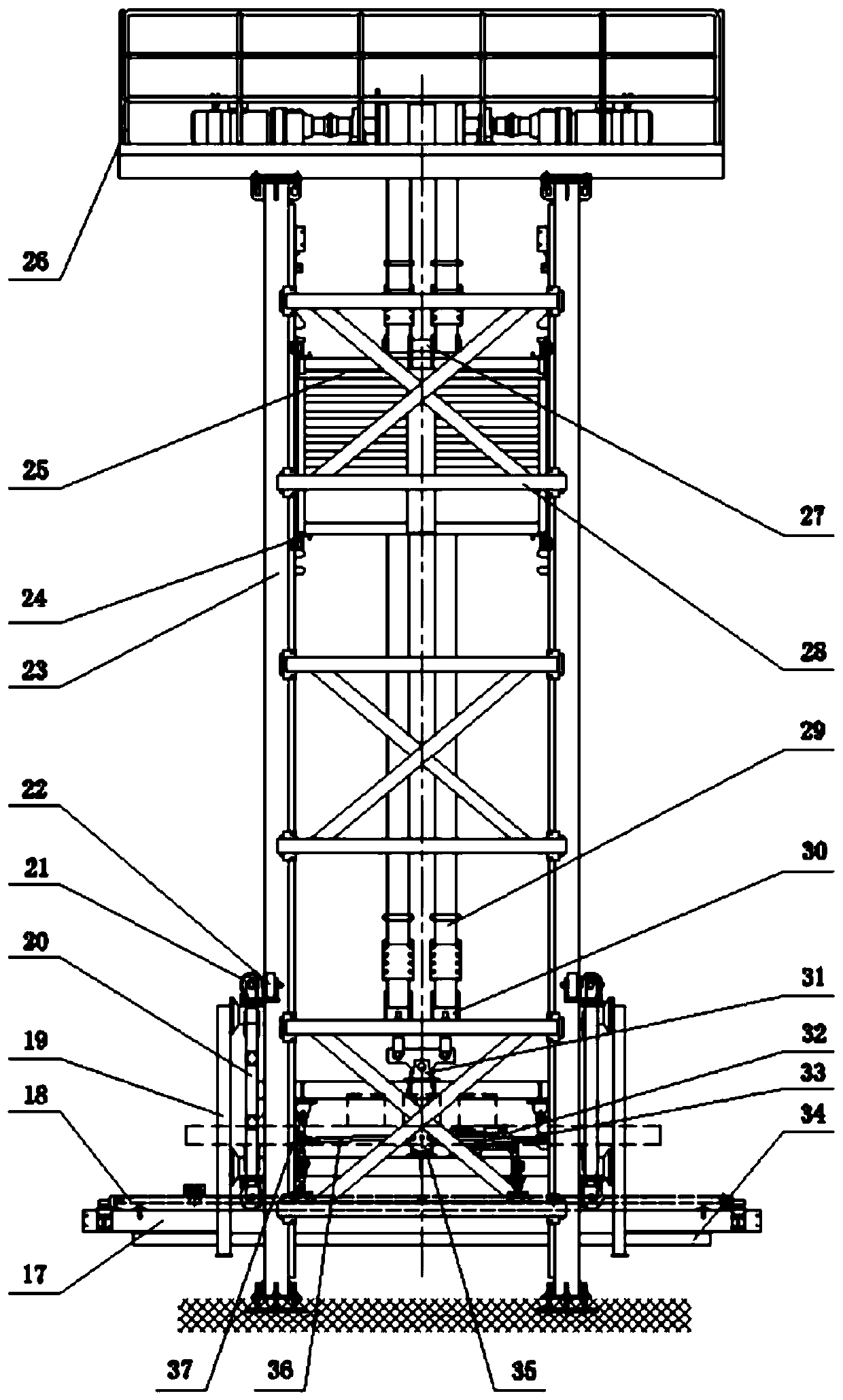 Skid elevator for tobacco conveying
