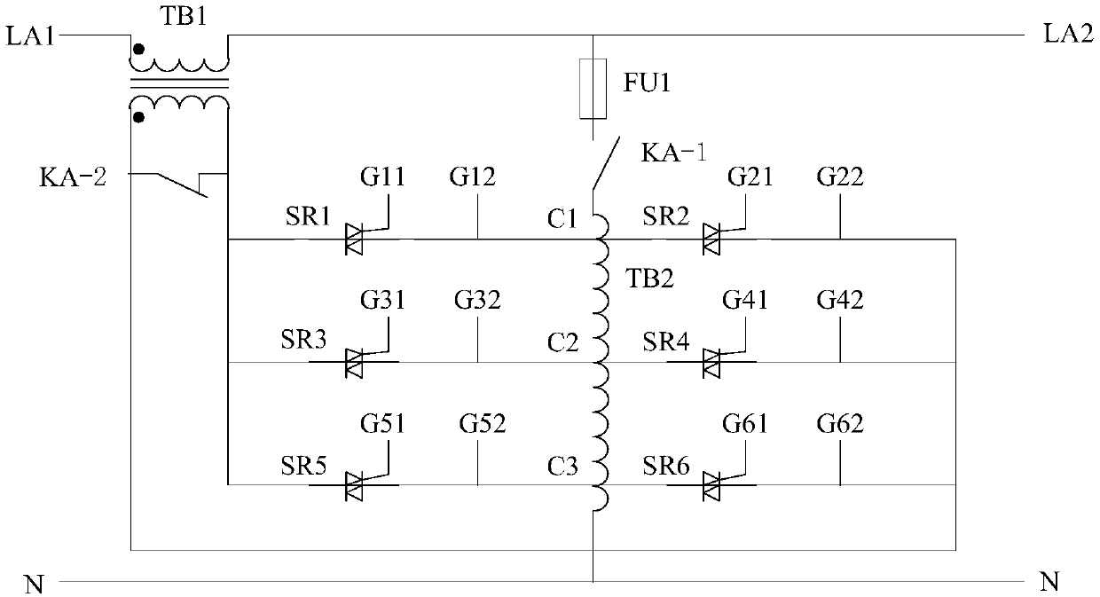 Thyristor rigger strobe configuration circuit