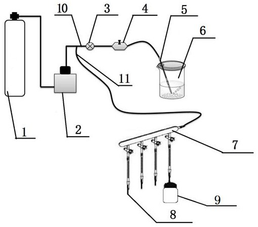 Deoxygenation device and deoxygenation method for polymer solution